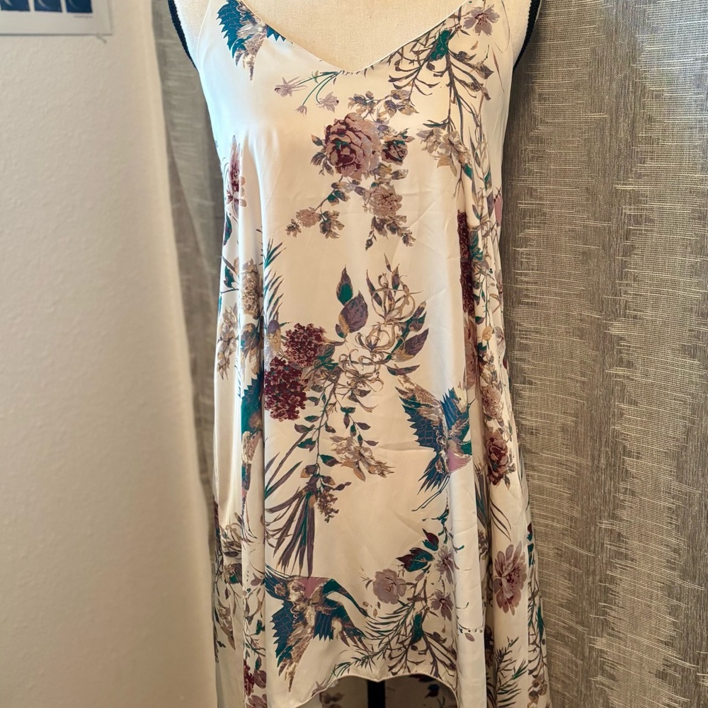 Honey Punch Cream Tan Spaghetti Strap Sundress